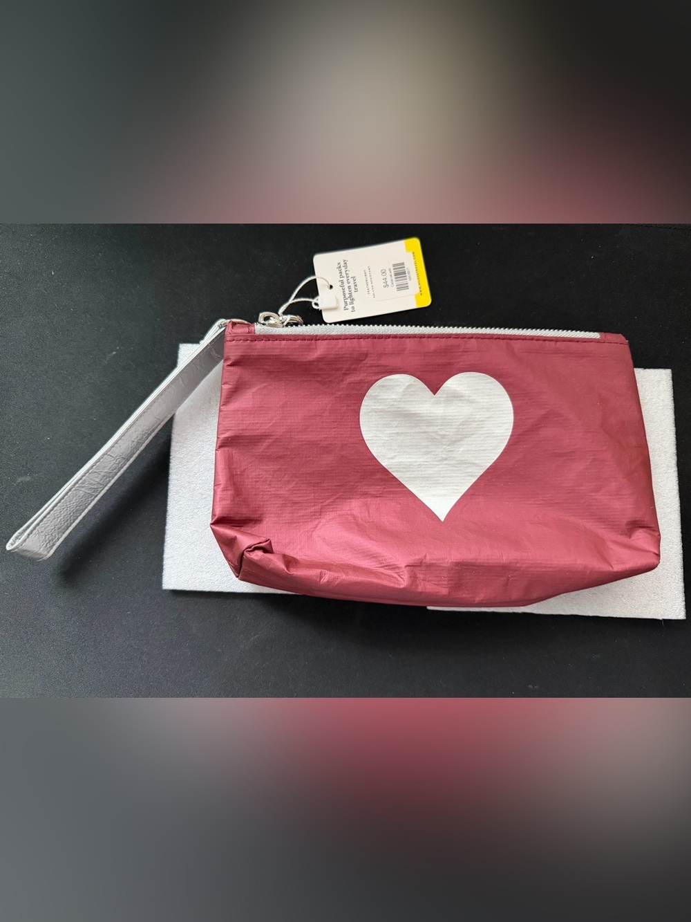 Heart Print Hi Love Pouch